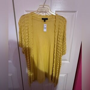 Lane Bryant - Short Sleeve Cover Up - Yellow